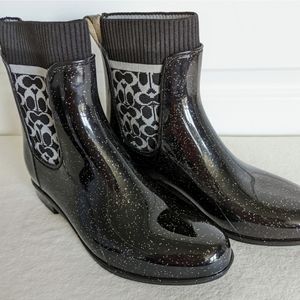 Coach rain boots
